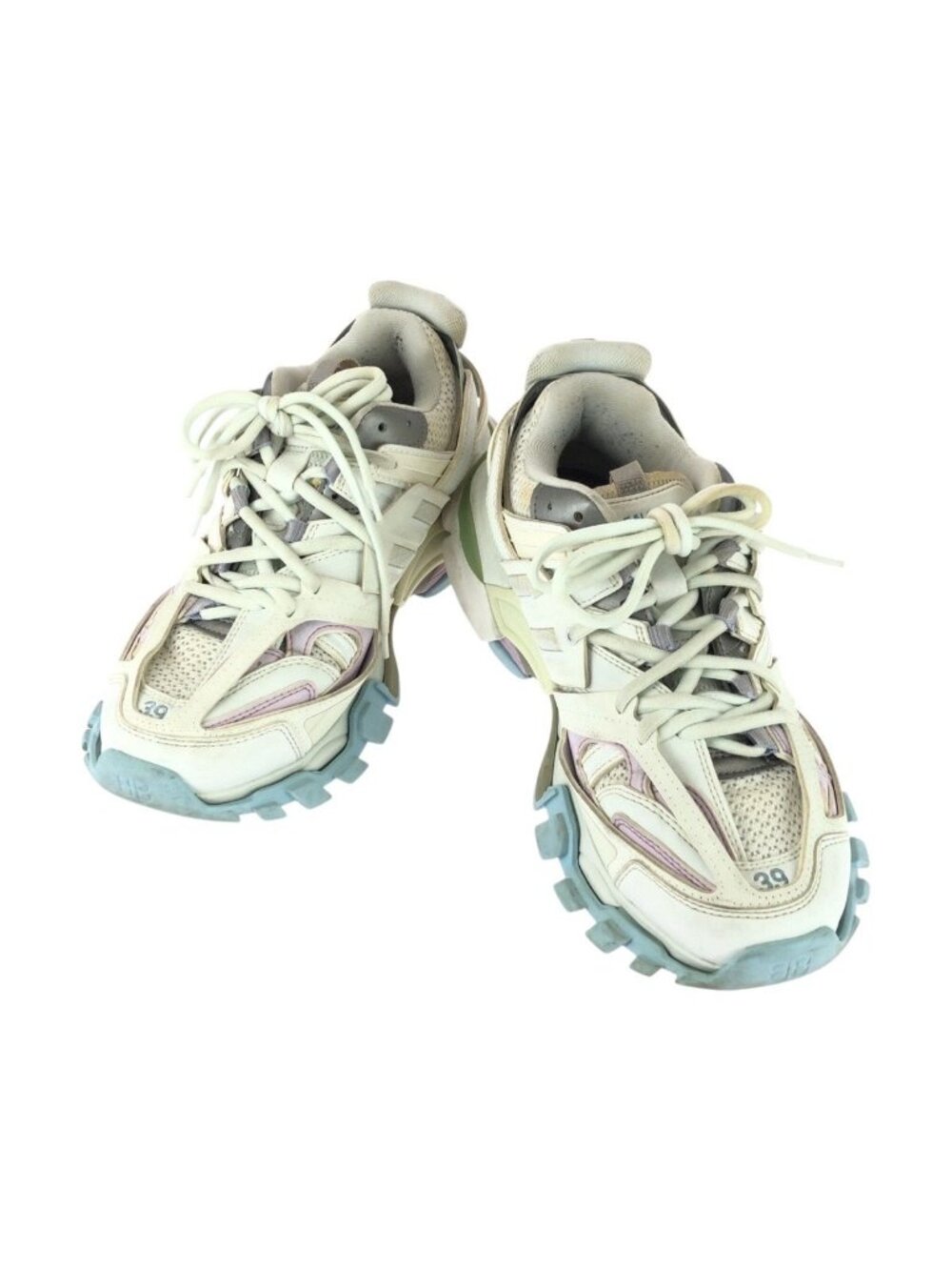 Balenciaga Track White Multicolor Nylon Rubber Sneakers